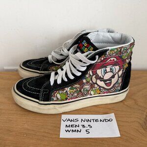Vans Super Mario Nintendo hi tops